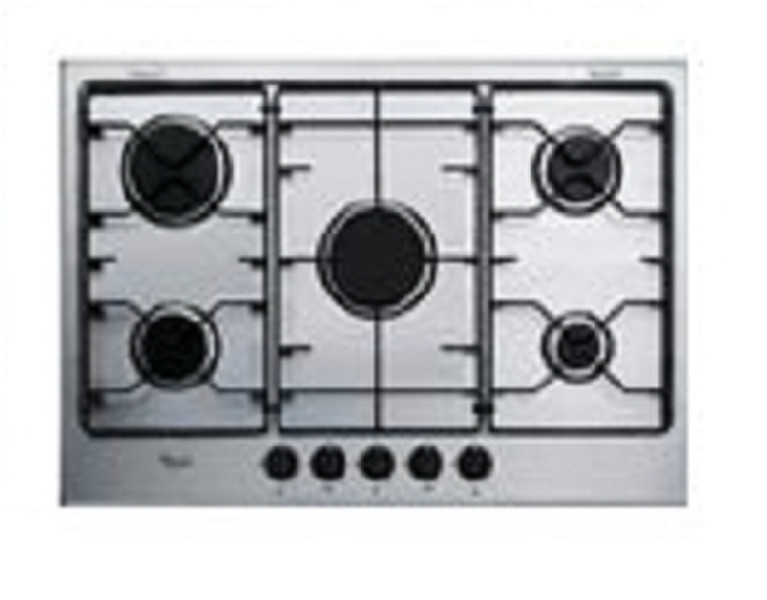 Whirlpool AKT 704/IX gas cooking hob Встроенный Gas hob Cеребряный