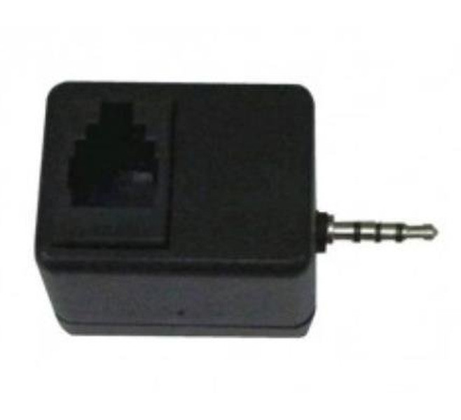 Polycom 2.5mm/RJ-9 2,5мм RJ-9 Черный кабельный разъем/переходник