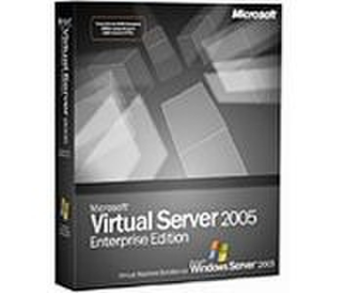 Microsoft Virtual Server 2005 R2 Enterprise Edition, SP1, Win32, EN, CD, MVL, MLF