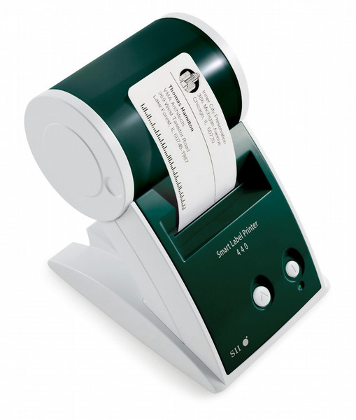 Seiko Instruments SLP440 Прямая термопечать 300 x 300dpi Зеленый, Белый устройство печати этикеток/СD-дисков
