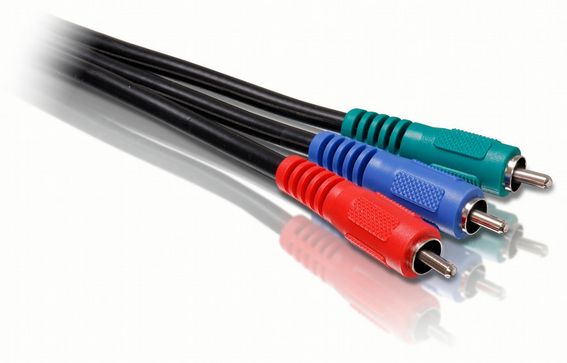 Philips SWV2126NB 1.5м 3 x RCA Бежевый компонентный (YPbPr) видео кабель