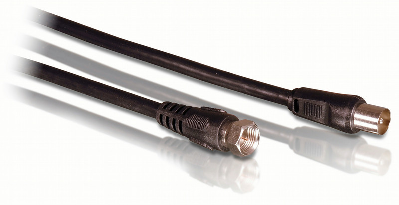 Philips SWV2525 1.5 m Pal Plugs Male to F-type Coaxial Cable