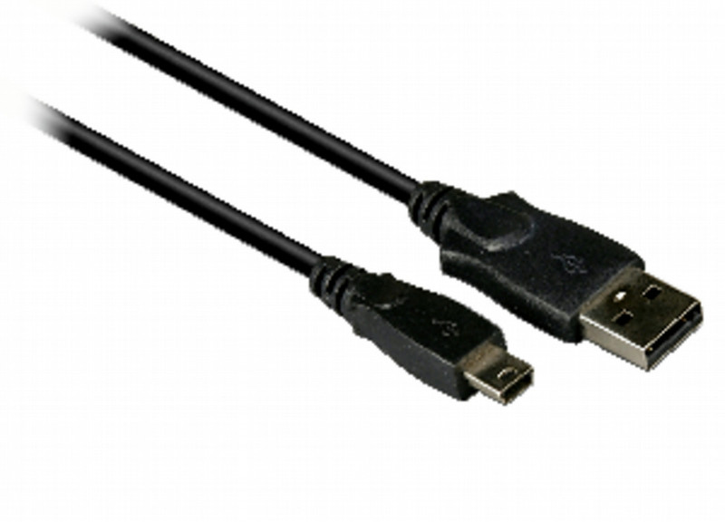 Philips SWU1461 1.8м USB A Mini-USB B Черный кабель USB
