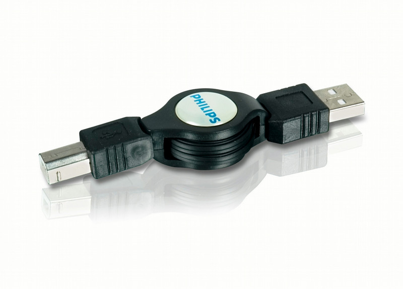 Philips SWR1200 A/B connectors 1m / 3.2ft Retractable USB 2.0 cable
