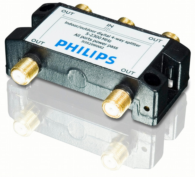 Philips SDW5012/17 Cable splitter Черный кабельный разветвитель и сумматор