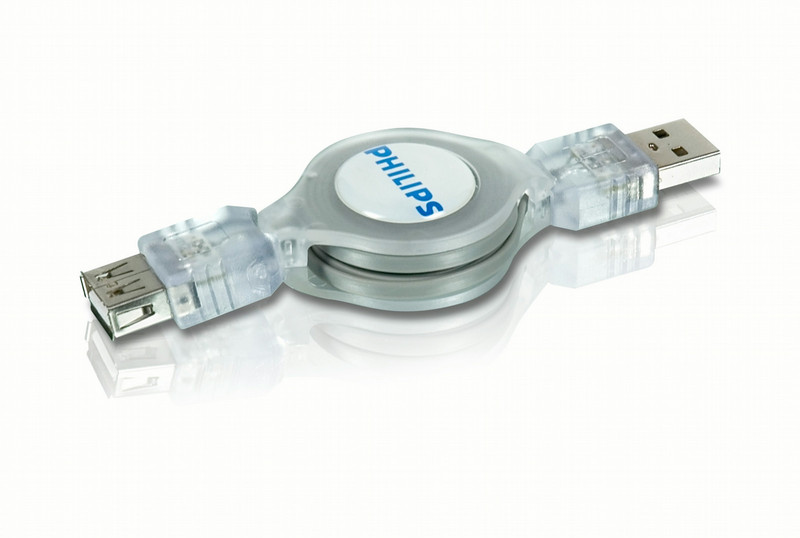 Philips SWR1211 A/A connectors 1m / 3.2ft Retractable USB 2.0 cable