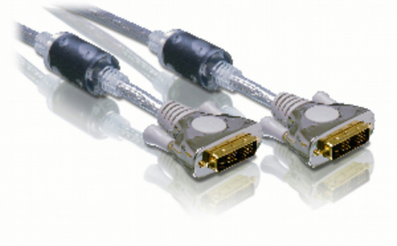 Philips SWV3535/93 1.5м DVI DVI Серый DVI кабель