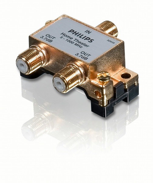 Philips SWV3800NZ 2-Way 1 M to 2 F Radio splitter