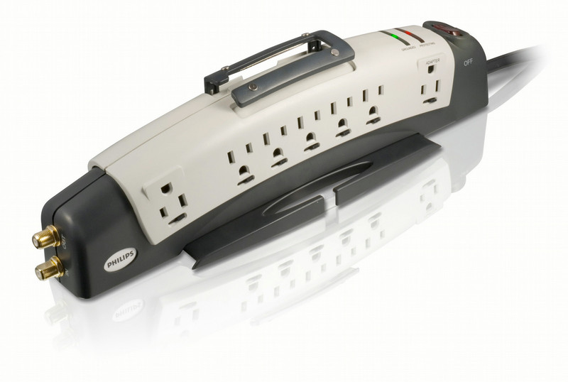 Philips SPP1180WA Slimline 7 outlets Surge protector