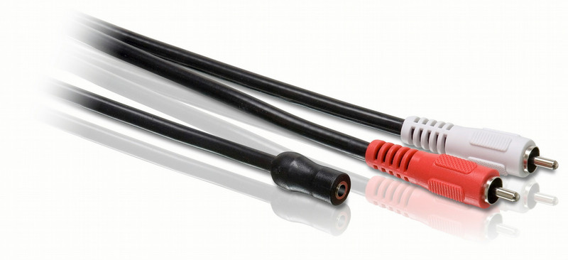 Philips SWA2510 1,5 m 3.5 mm (F) - 2 RCA (M) Stereo Y cable