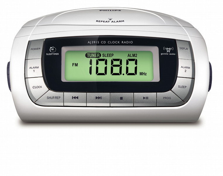Philips AJ3915 CD Clock Radio CD radio