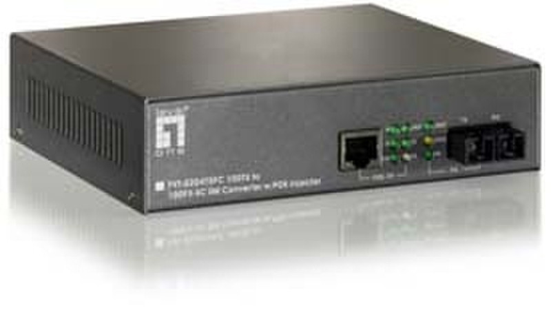 LevelOne FVT-0204TXFC 100Мбит/с Single-mode сетевой медиа конвертор