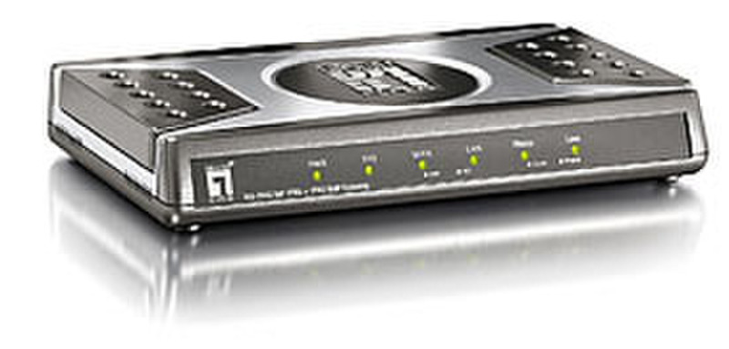 LevelOne SIP 1FXS+1FXO IP-Sharing VoIP Gateway Gateway/Controller