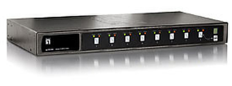 LevelOne KVM-0850 8 Port IP KVM Switch Черный KVM переключатель