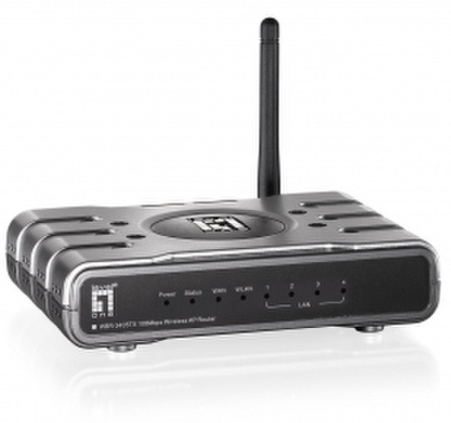 LevelOne 108Mbps Wireless Broadband Router Black wireless router