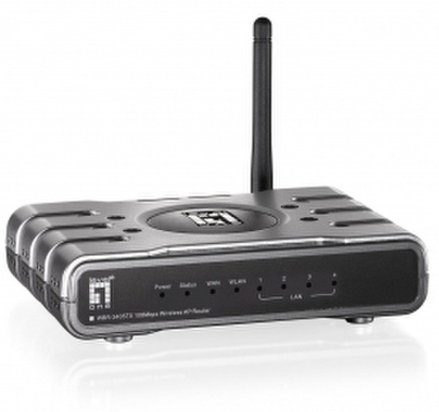 LevelOne 108Mbps Wireless Broadband Router Черный wireless router