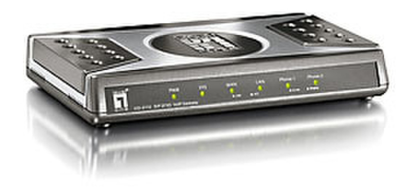 LevelOne SIP VoIP Gateway w/ 2 FXS Ports шлюз / контроллер