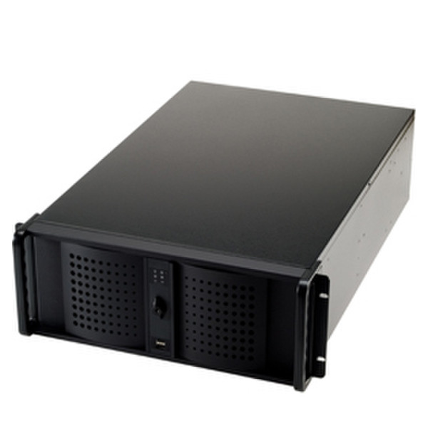 Fantec TCG-4860X47A-1 4U 688mm 400W ATX Desktop 400W Schwarz Computer-Gehäuse