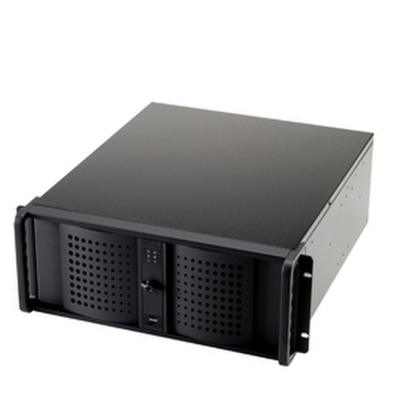 Fantec TCG-4800X47A-1 4U 528mm 400W ATX Desktop Schwarz Computer-Gehäuse