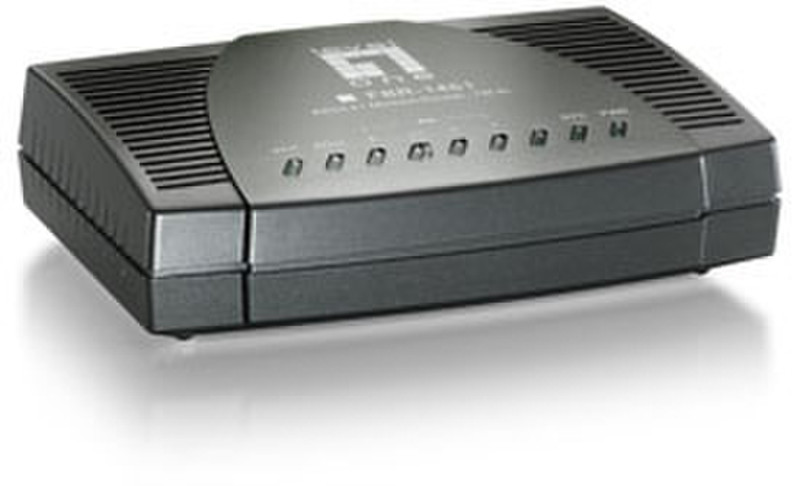 LevelOne FBR-1461A ADSL Черный проводной маршрутизатор