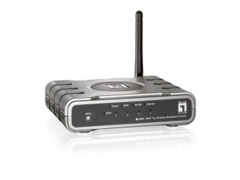 LevelOne WBR-3408 Black wireless router