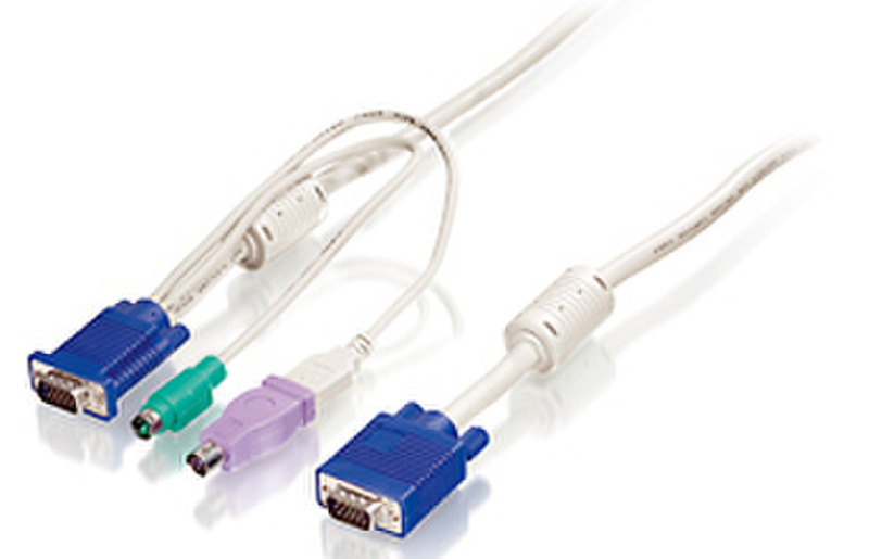 LevelOne 5m PS/2 and USB KVM Cable