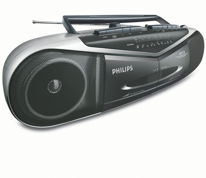 Philips AQ7170/93 Черный радиоприемник