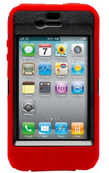 Otterbox Defender Case Cover case Черный, Красный