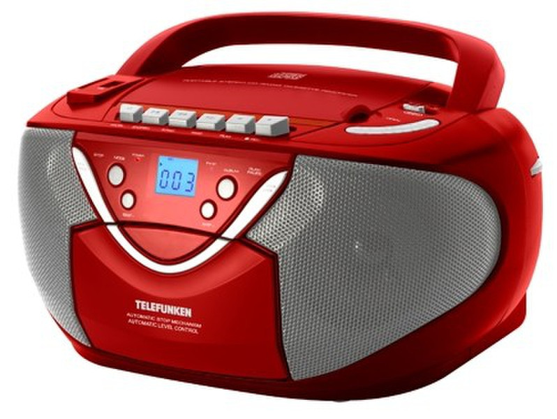 Telefunken P18 Portable CD player Red