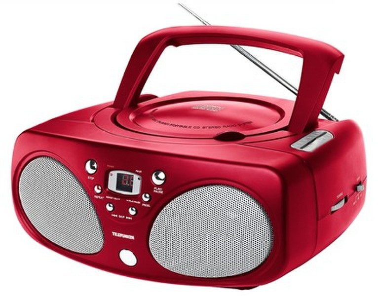 Telefunken P19 Portable CD player Red