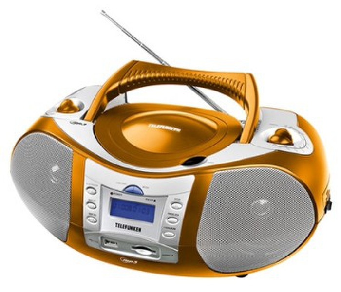 Telefunken P5 Portable CD player Orange