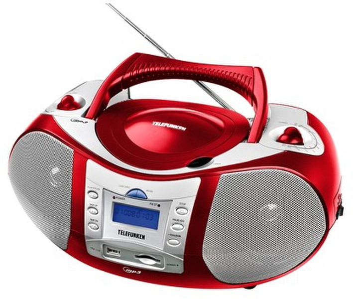 Telefunken P5 Portable CD player Red