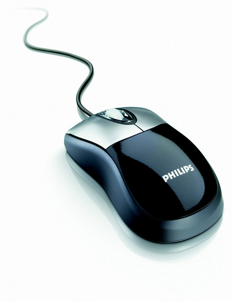 Philips SPM4600BB/93 USB Лазерный 800dpi Черный компьютерная мышь