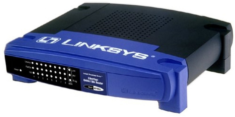 Linksys BEFSR81 Подключение Ethernet Черный, Синий проводной маршрутизатор