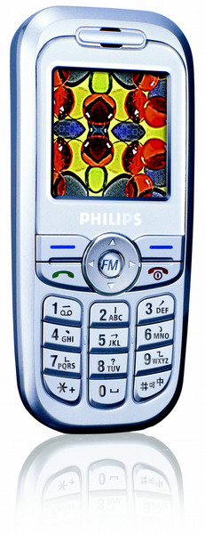 Philips CTS220SLV/40 Черный, Cеребряный мобильный телефон