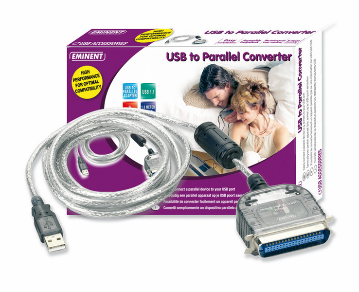 Eminent USB to Parallel Converter USB 1.1 интерфейсная карта/адаптер