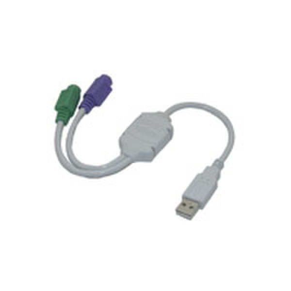 Eminent SB2080 USB to PS/2 Converter Cеребряный кабель USB