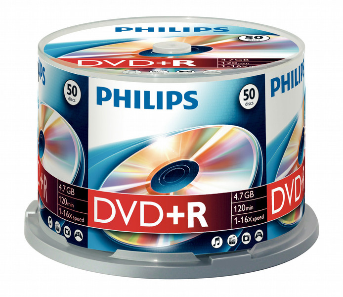 Philips DR4S6B50F 4.7GB / 120min 16x DVD+R