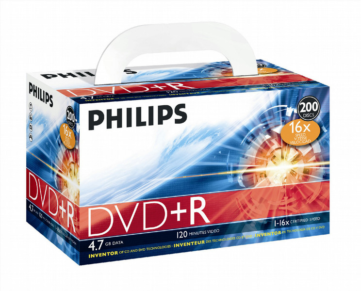 Philips DR4S6B02C 4.7GB / 120min 16x DVD+R