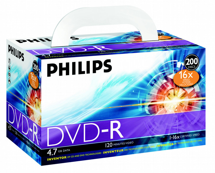 Philips DM4S6B02C 4.7GB / 120min 16x DVD-R