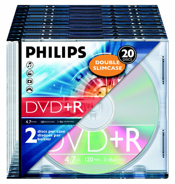 Philips DR4S6D20F 4.7GB / 120min 16x DVD+R