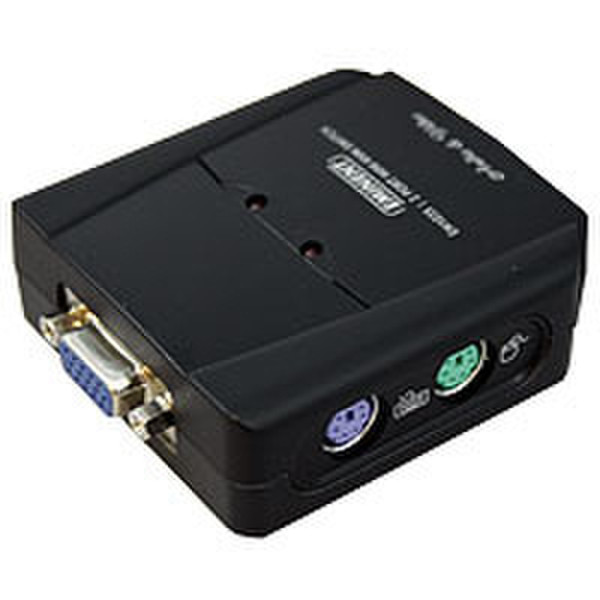 Eminent 2-Port KVM Switch With Audio Черный KVM переключатель