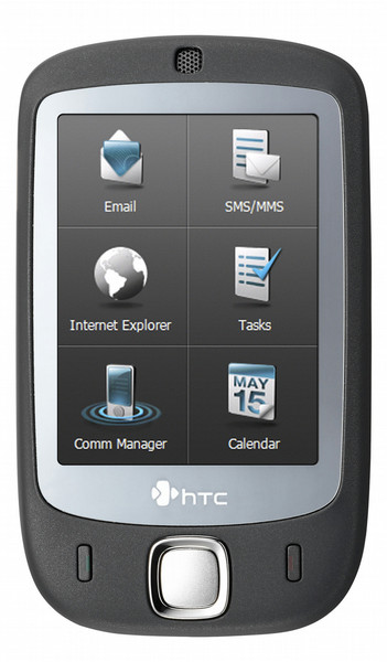 HTC P3450 Touch 2.8Zoll 240 x 320Pixel 112g Schwarz Handheld Mobile Computer