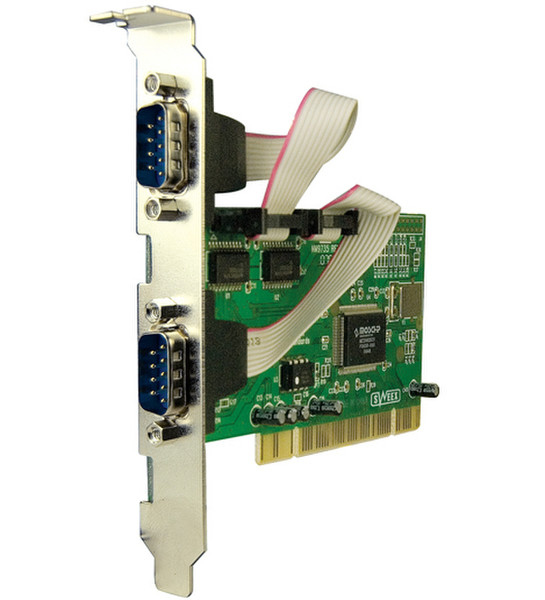 Sweex 2 Port Serial PCI Card Последовательный интерфейсная карта/адаптер