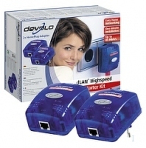 Devolo dLAN Highspeed Starter Kit 85Mbit/s Netzwerkkarte