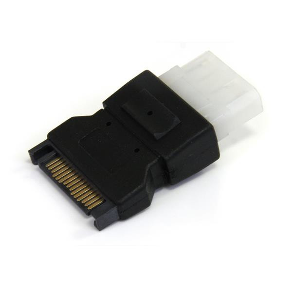 StarTech.com LP4SATAFM SATA (15-pin) LP4 (4-pin) Черный кабельный разъем/переходник