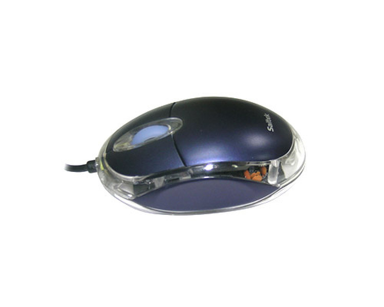 Saitek Notebook Optical Mouse Blue USB Оптический 800dpi Синий компьютерная мышь