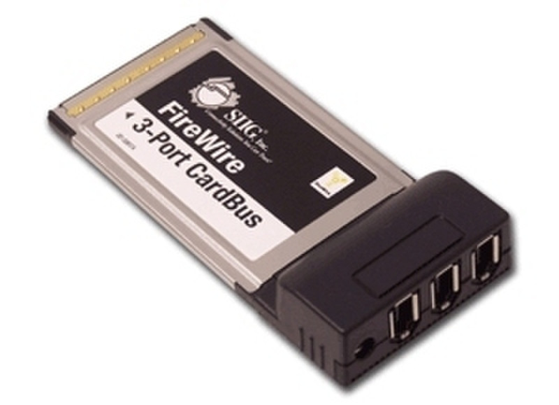 Sigma FireWire 3-Port CardBus interface cards/adapter