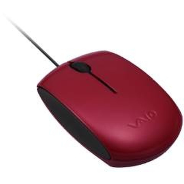 Sony VAIO USB Optical Mouse, red USB Оптический Красный компьютерная мышь