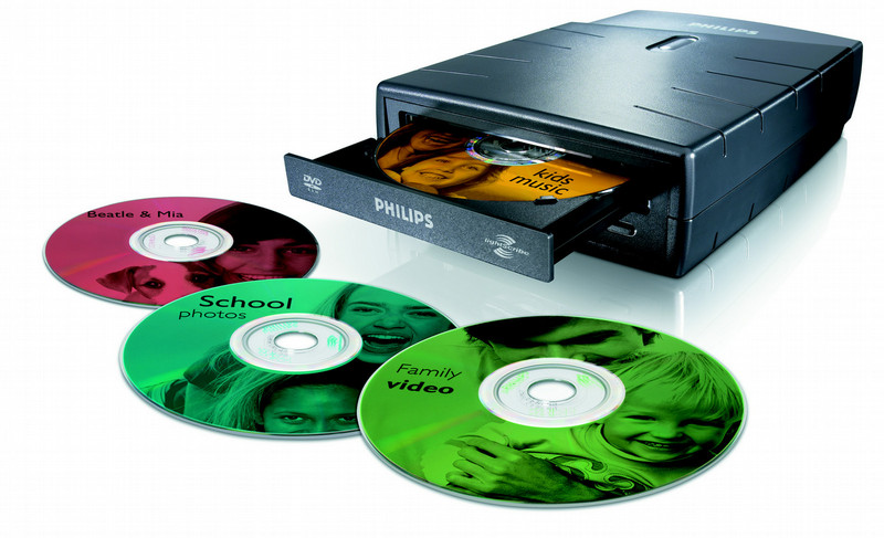 Philips SPD3500CC DVD 18x ReWriter External Drive